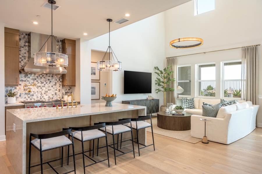 Res 2 - Kitchen to Living Room